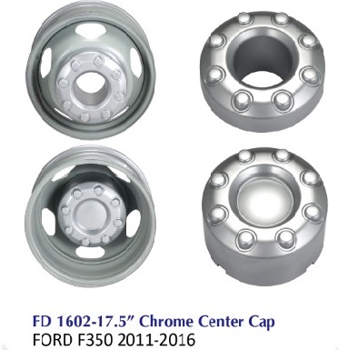 Chromen vrachtwagenhoes FD-1601-17.5